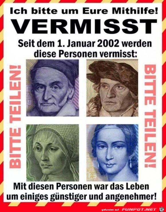 vermisst