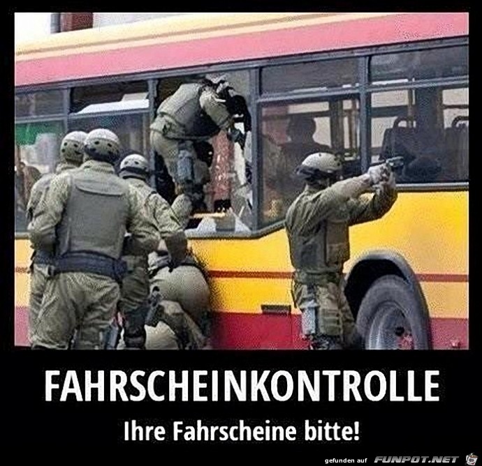 Fahrscheinkontrolle...