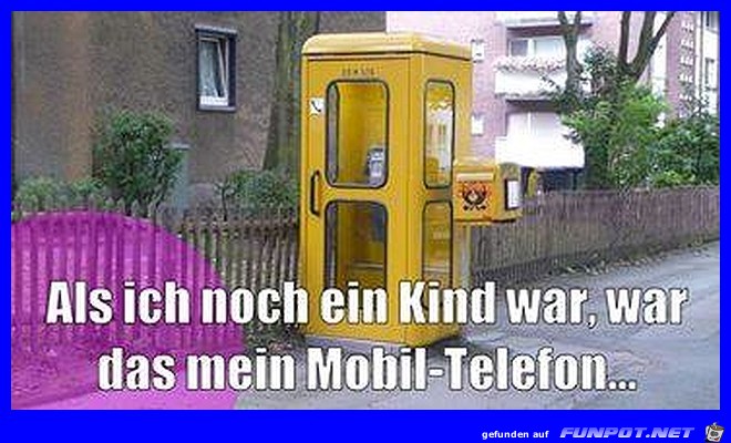 Mobiltelefon damals