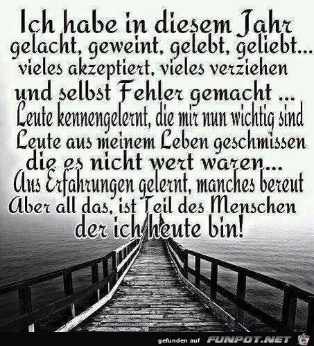 Der ich heute bin Der ich heute bin