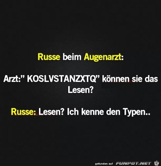 beim Augenarzt beim Augenarzt