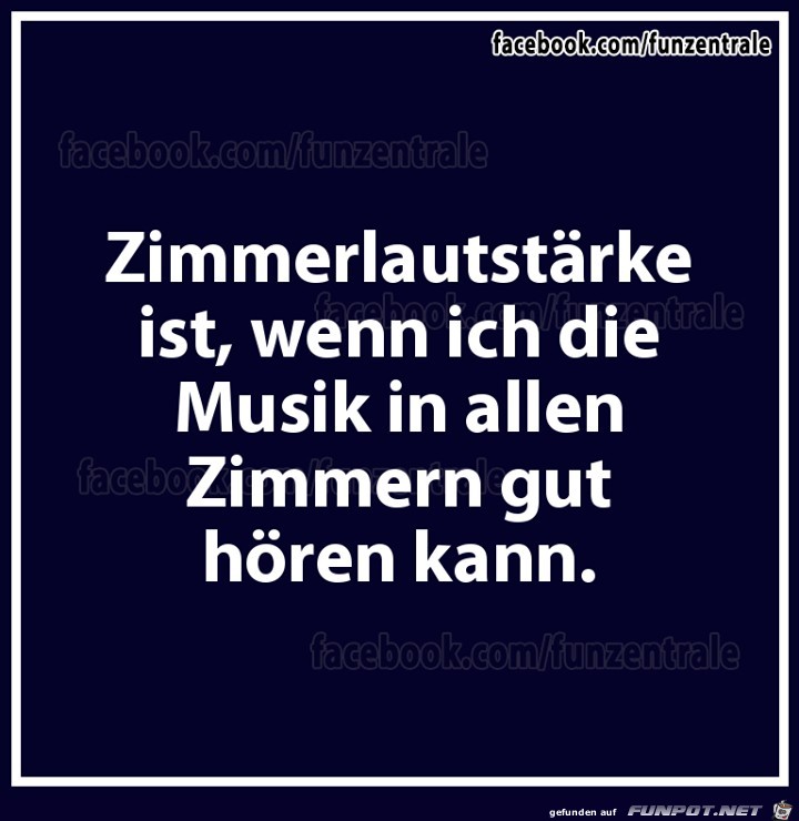 Zimmerlautstaerke Zimmerlautstaerke