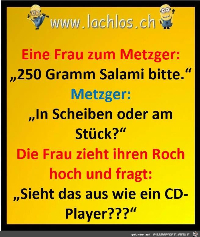 Eine Frau zum Metzger Eine Frau zum Metzger