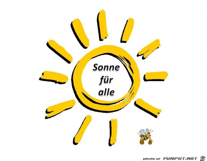 Sonne fuer alle Sonne fuer alle