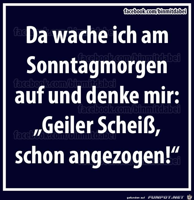 Sonntagmorgen Sonntagmorgen