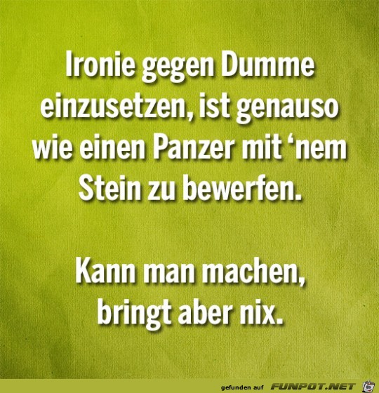 ironie