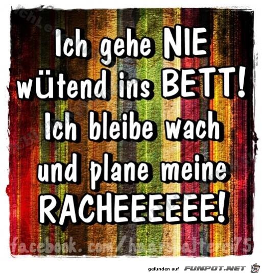 Ich gehe NIE wuetend ins Bett Ich gehe NIE wuetend ins Bett