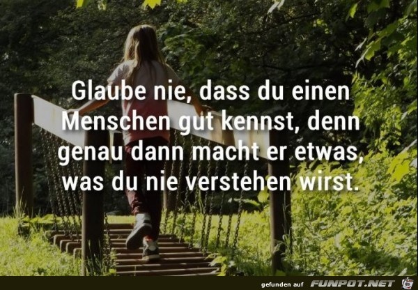 Glaube nie 