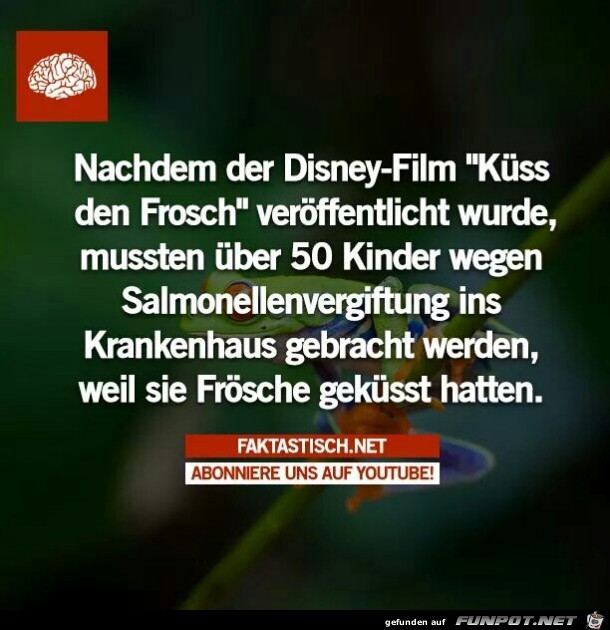 kuess den Frosch