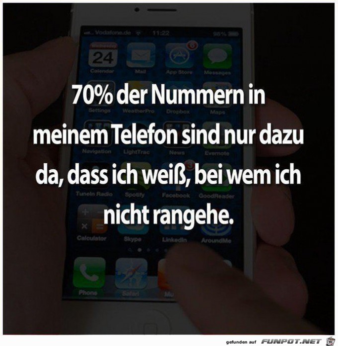 70 % der Nummern...