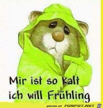 mir ist so kalt