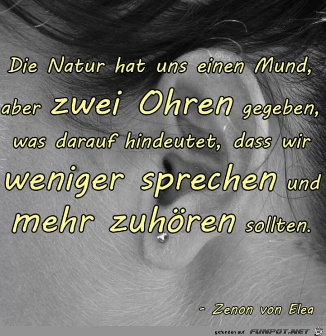 mehr zuhoeren mehr zuhoeren