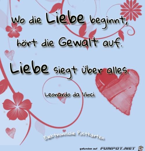 Wo die Liebe beginnt