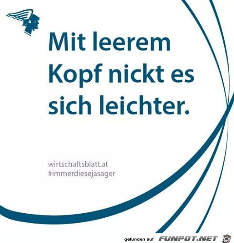 Leerer Kopf Leerer Kopf