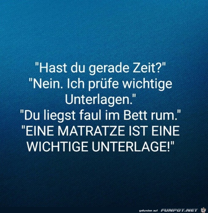 Unterlage