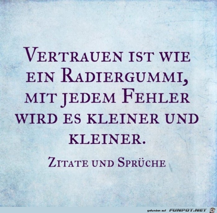 Vertrauen ist