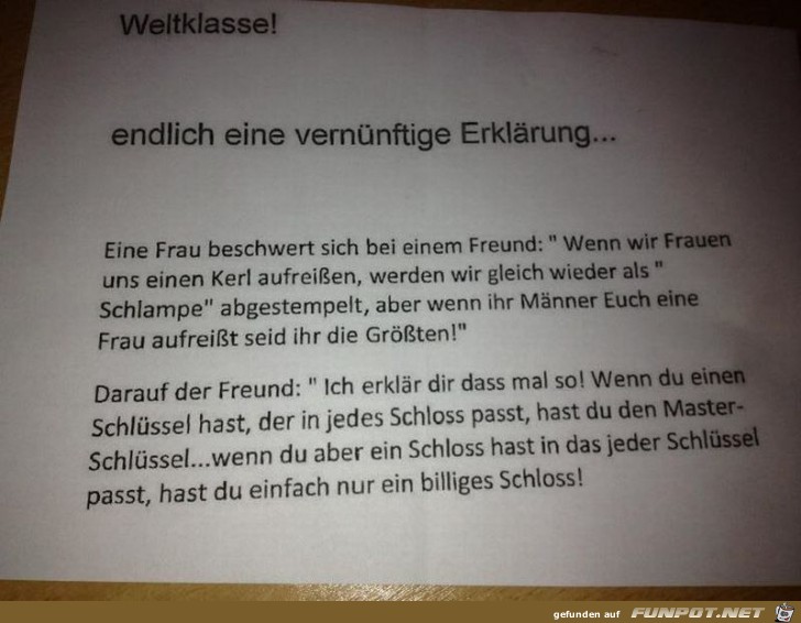 Erklaerung Erklaerung