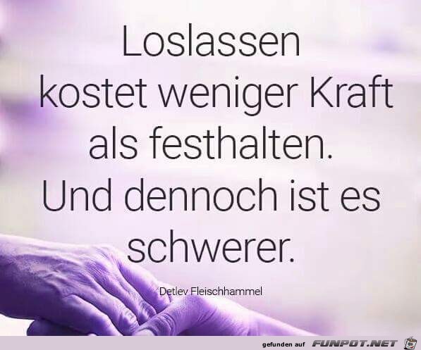 loslassen loslassen
