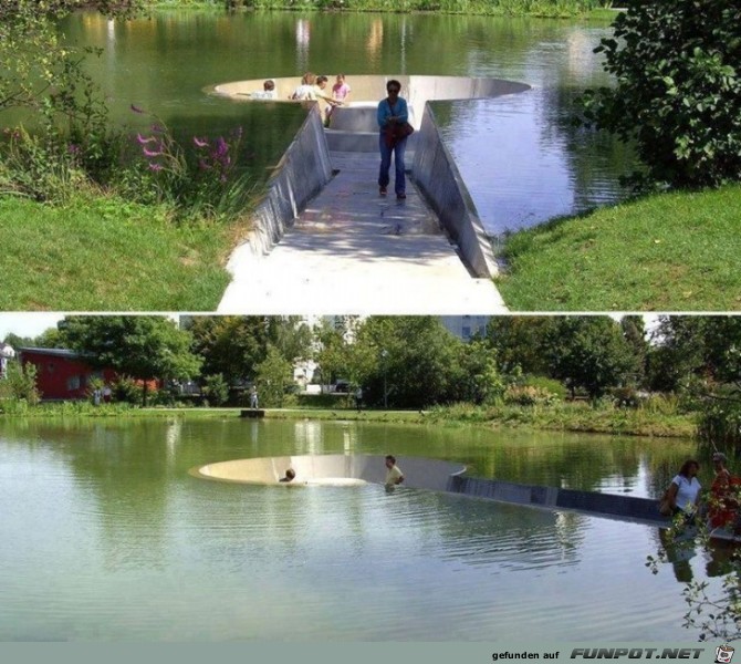 Cooler Teich in Oesterreich