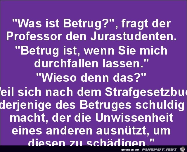 Professor und Jurastudent