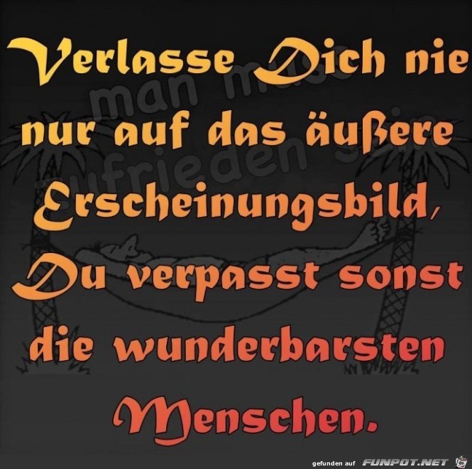 Verlasse Dich nie