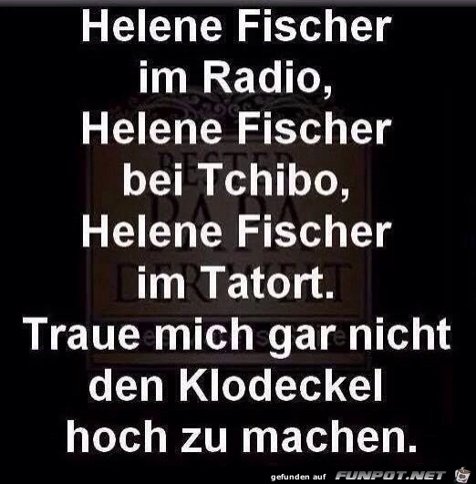 die Angst vor Helene Fischer