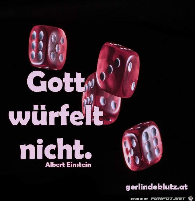 gott wuerfelt nicht gott wuerfelt nicht