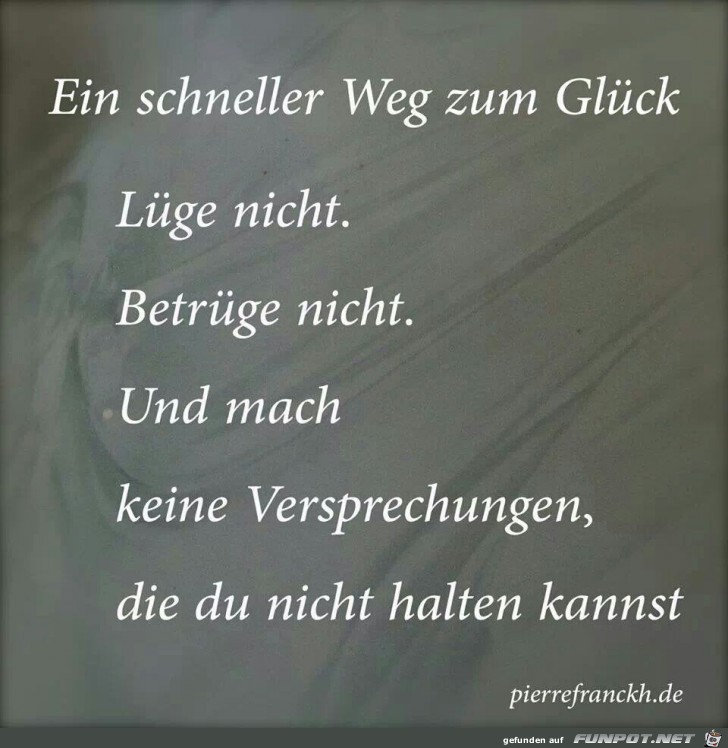 ein schneller Weg zum Glueck ein schneller Weg zum Glueck