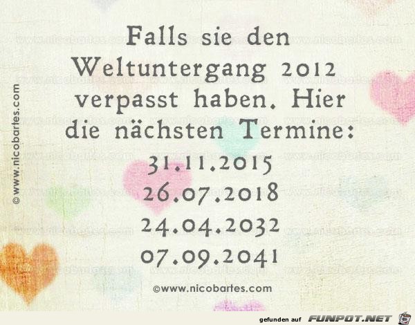 Weltuntergang Weltuntergang