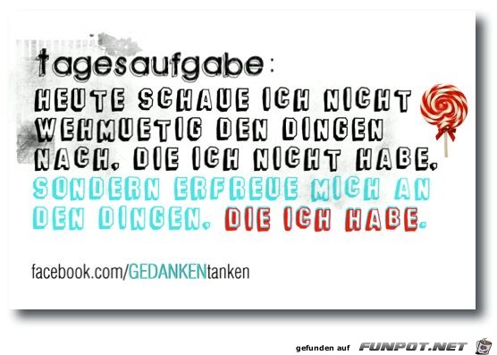 Tagesaufgabe