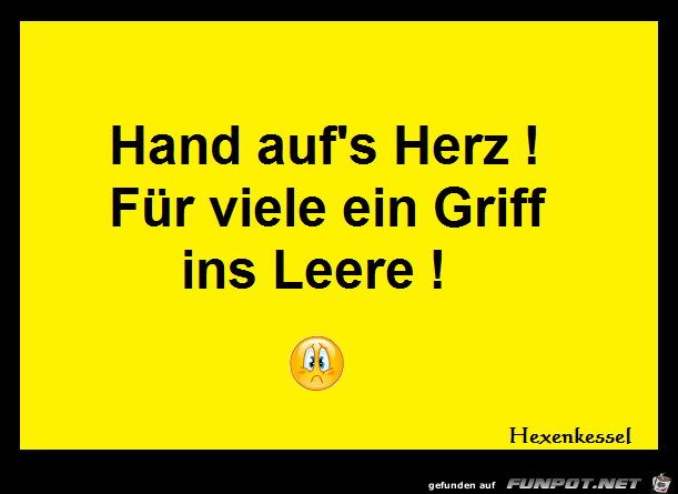 hand aufs herz