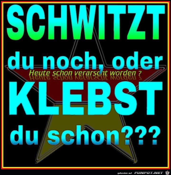 Schwitzen