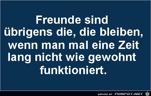 Freunde sind Freunde sind