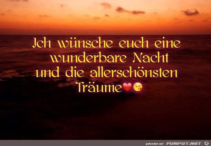 Ich wuensche euch Ich wuensche euch