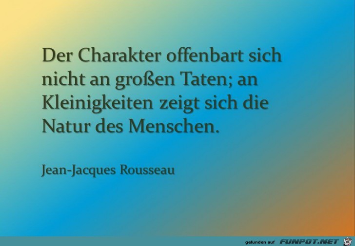 DER CHARAKTER