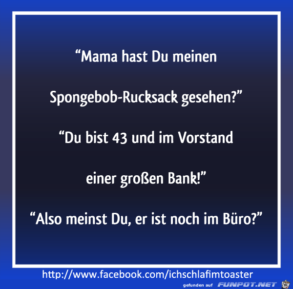 Spongebob-Rucksack Spongebob-Rucksack
