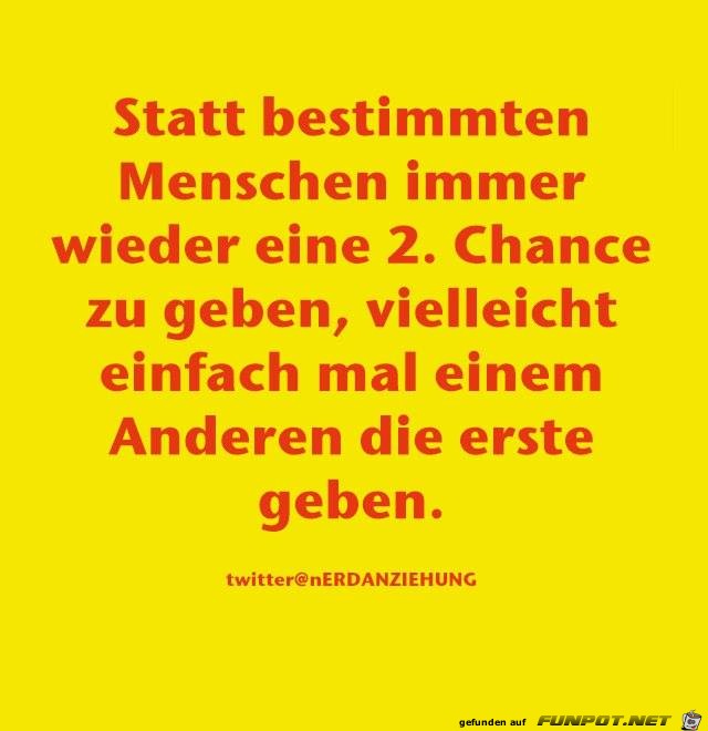 Zweite Chance Zweite Chance
