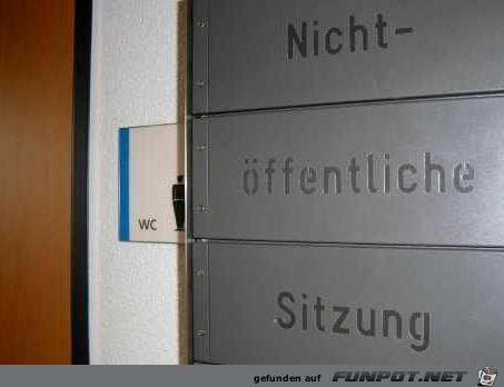 Nicht oeffentliche Sitzung Nicht oeffentliche Sitzung