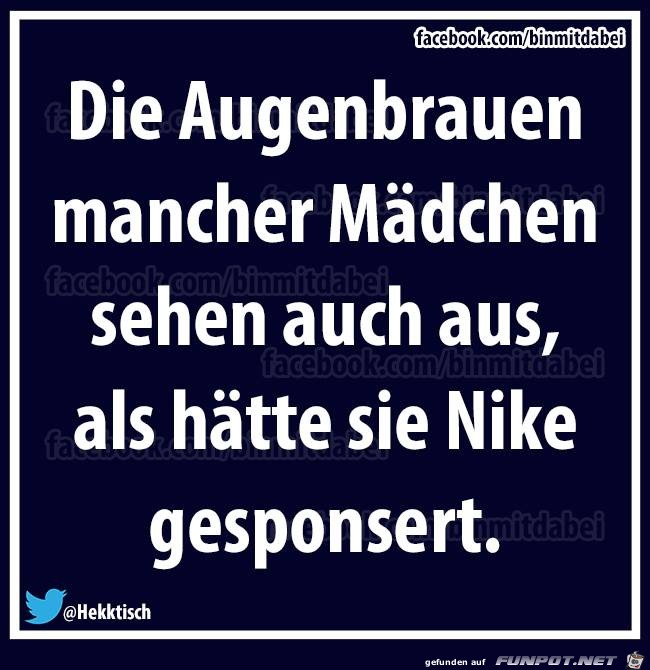 Augenbraunen Augenbraunen