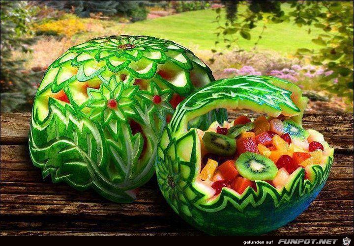 Dekorative Melonen