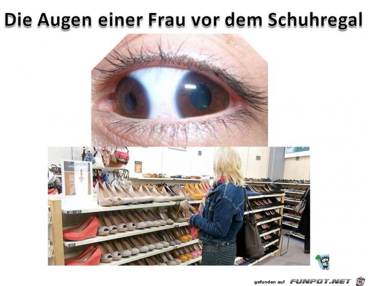 die Augen einer Frau