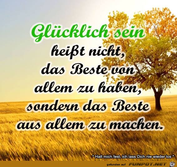 Gluecklich sein Gluecklich sein