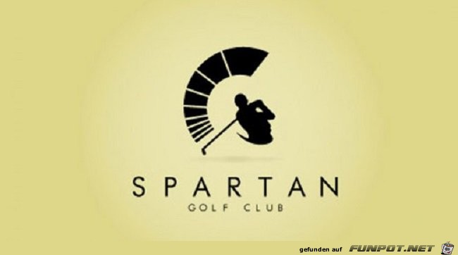 optische Taeuschung Golfspieler Spartaner