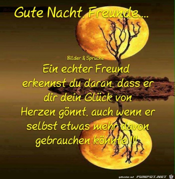 Gute Nacht Freunde