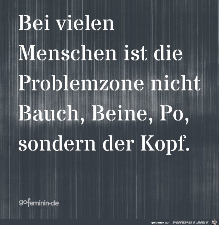 Problemzone Kopf