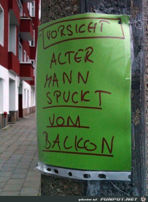 vorsicht vorsicht