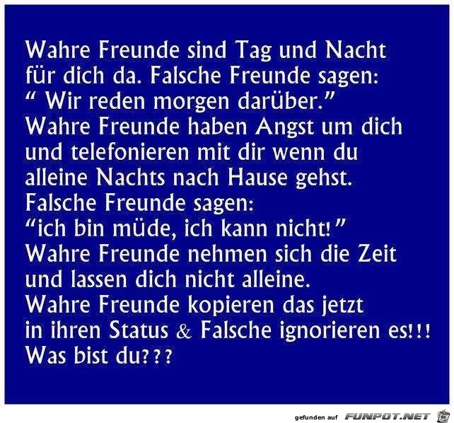 Wahre Freunde Sind Tag Und Nacht