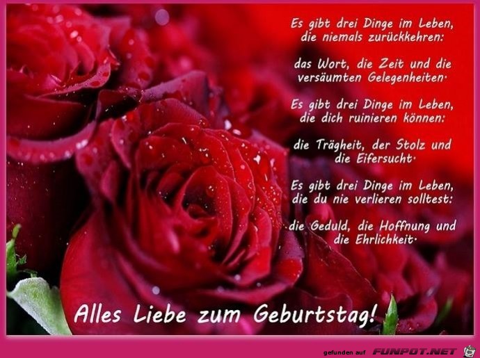 es gibt 3 Dinge es gibt 3 Dinge