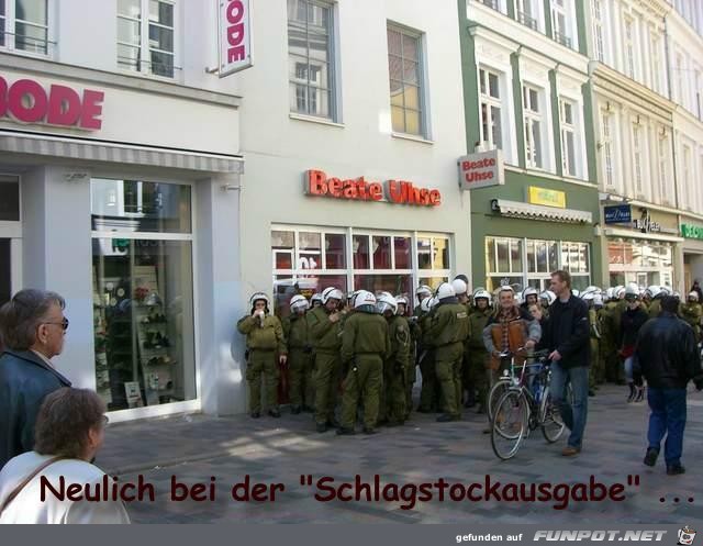 Schlagstockausgabe Schlagstockausgabe