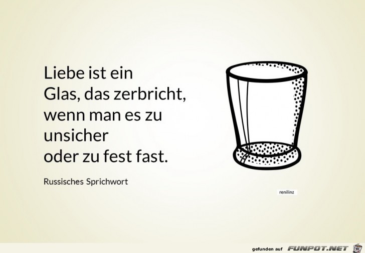 Liebe ist ein Glas